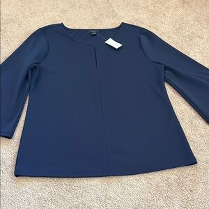Ann Taylor Women's Navy Blue Top